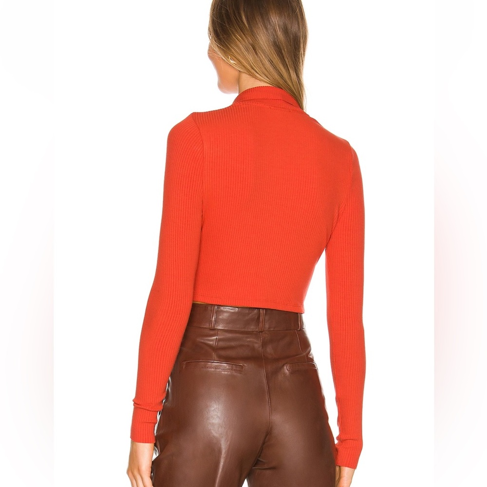 The Range Cropped Buttondown Turtleneck - image 2